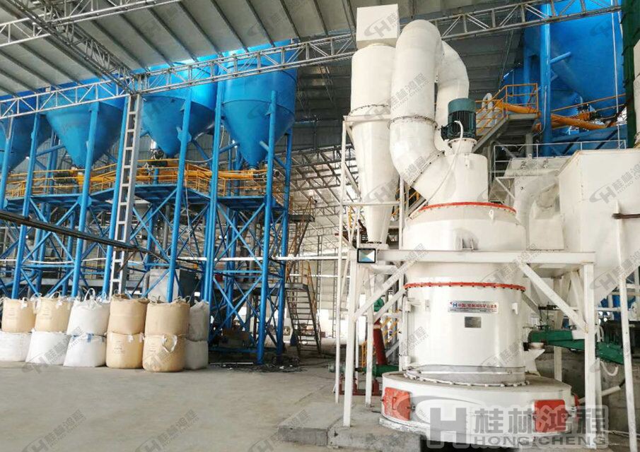 4R3216雷蒙機80-100目重晶石磨粉設(shè)備，重晶石雷蒙磨粉機