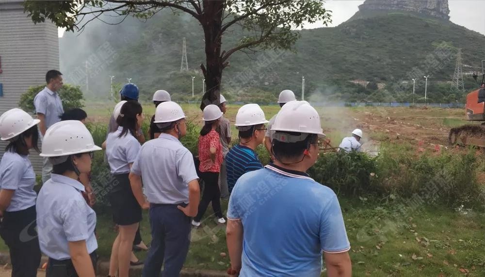 桂林鴻程機電設備有限公司廠區(qū)2#生產(chǎn)廠房開工大吉！