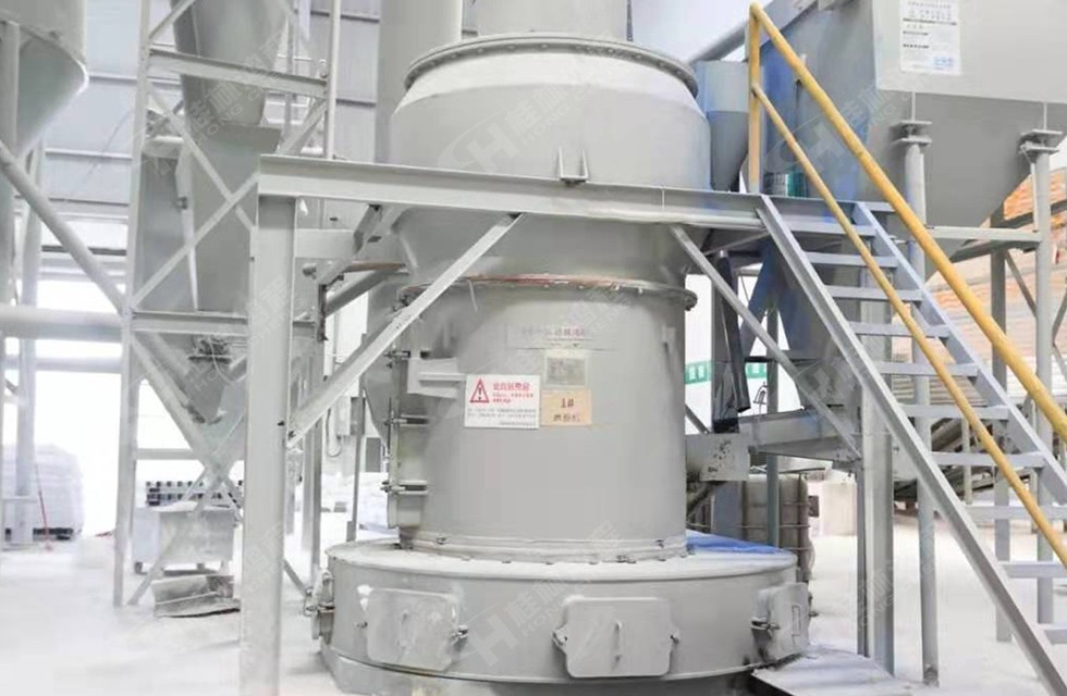 四川某市HC1500擺式磨粉機生產線投產：白云石粉325目，時產6噸
